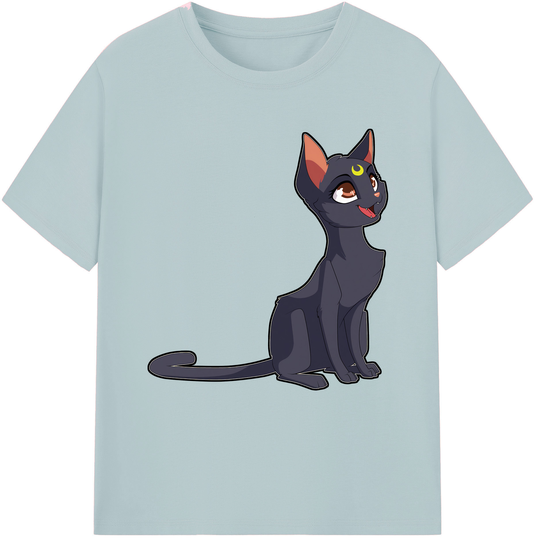 （画像用） 美少女戦士セーラームーン Sailor Moon 綿100％半袖Tシャツ（フロントプリント）